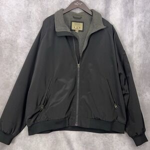 Pacific Trail Men's XXL Black Full Zip Fleece‎ Lined Outdoor Jacket